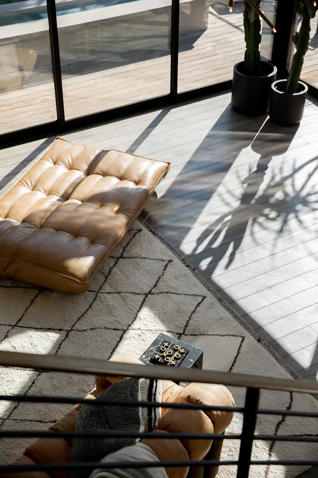 Sunlit Interior with Furniture