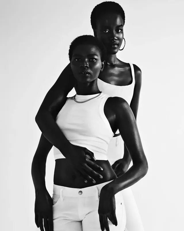 Black and White Fashion Portrait
