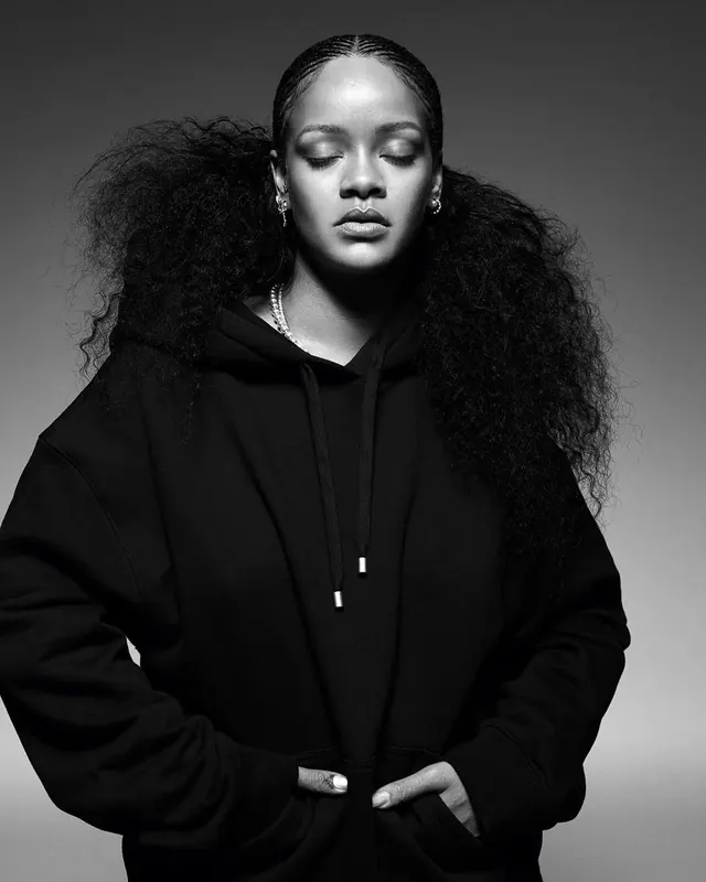 Monochrome Portrait of Person in Hoodie