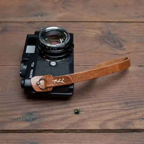 Vintage Camera with Leather Strap