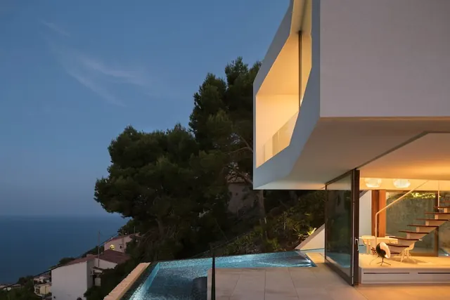 Modernist Architecture with Pool