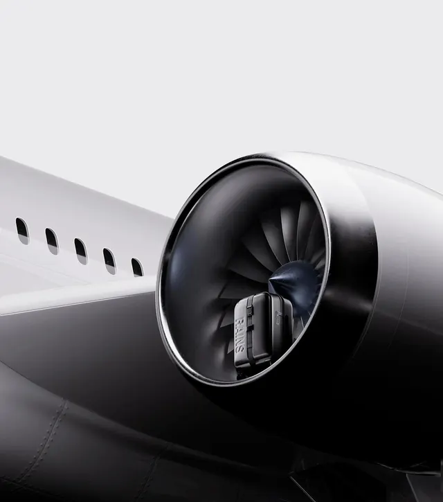 Aircraft Engine Close-up