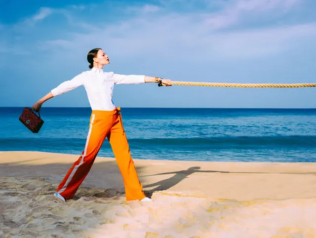 Tug of War on Beach