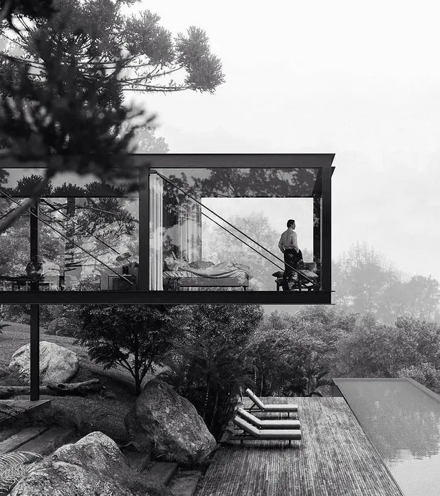 Modernist Architecture in Nature