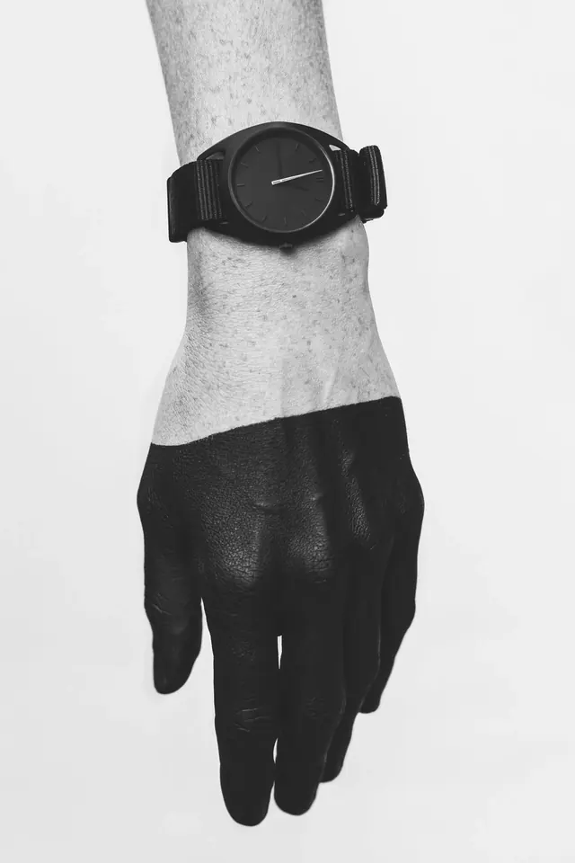 Black Watch and Glove Product Shot