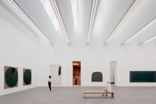 Minimalist Art Gallery Interior