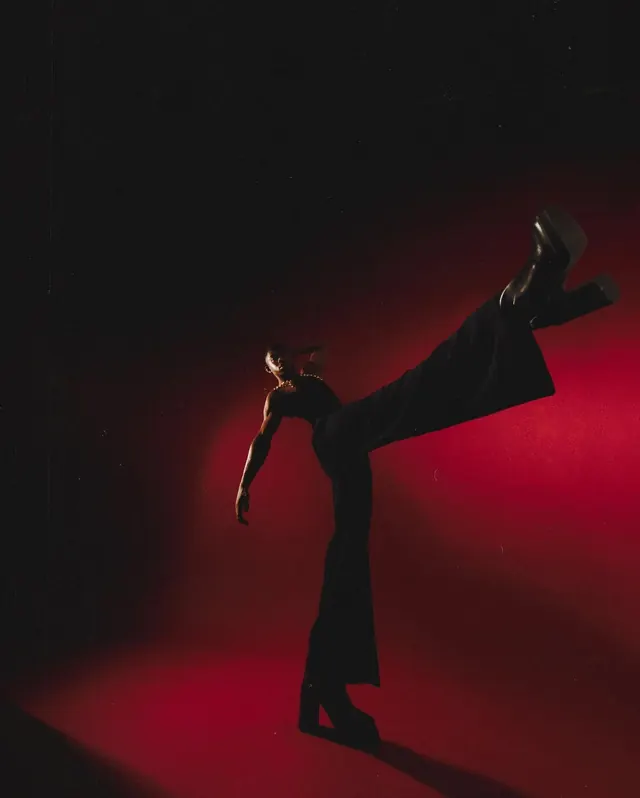 Dancer in Red Light