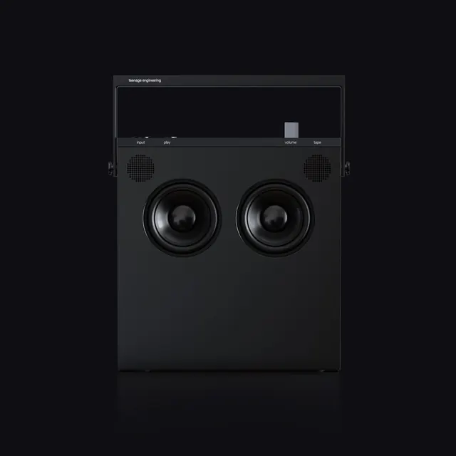 Black Studio Monitor Speaker