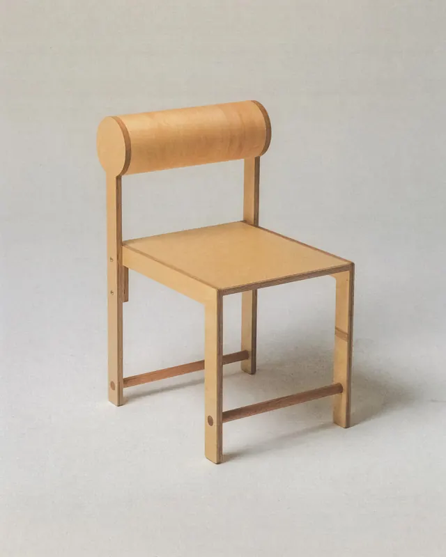 Wooden Chair Product Shot