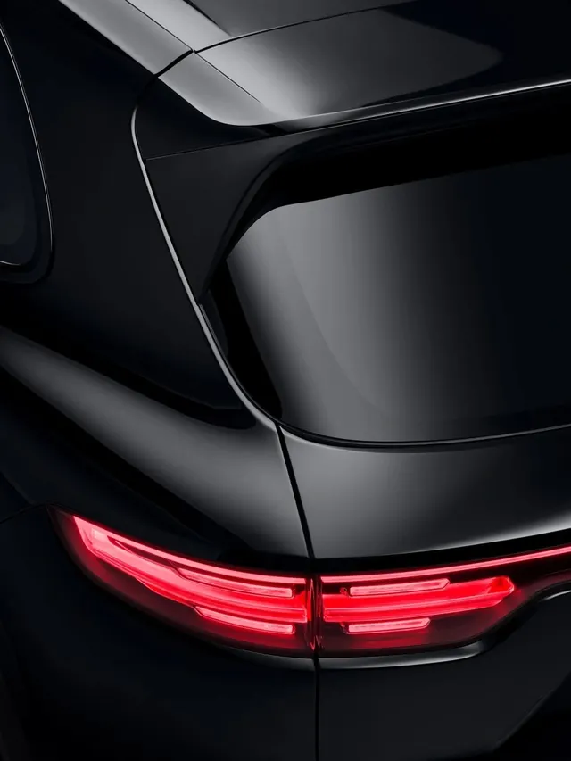 Black Car Rear Detail