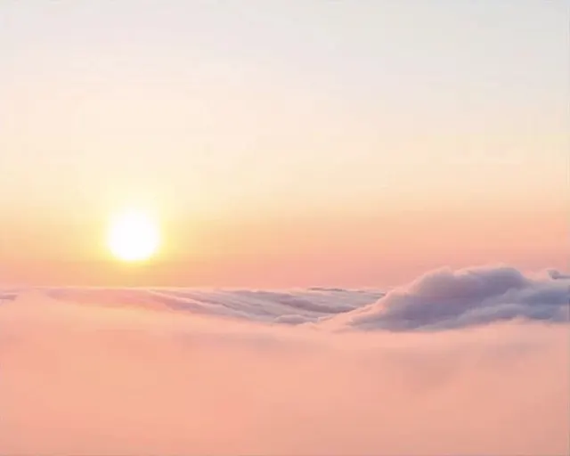 Sunrise over Clouds