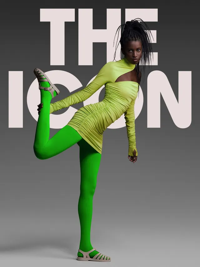 Melissa green editorial THE ICON pose, editorial, photographic, muted