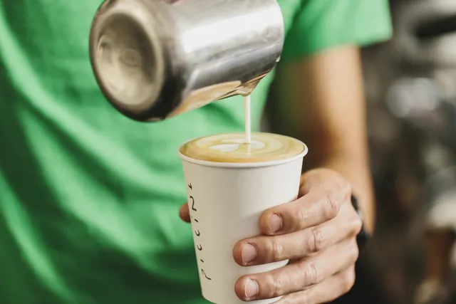 Coffee Pour Action Shot