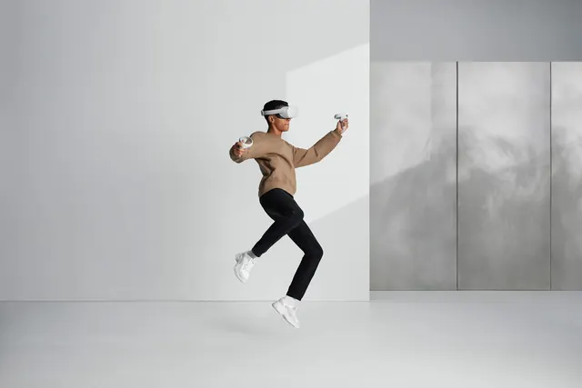 Dynamic VR Experience Jump in Minimal Studio, minimal, technical, light
