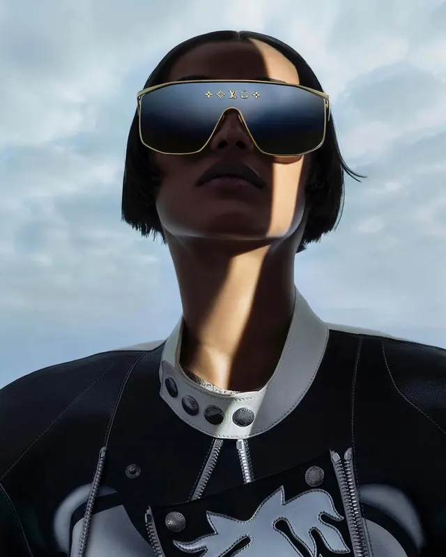 Futuristic Portrait with Sunglasses