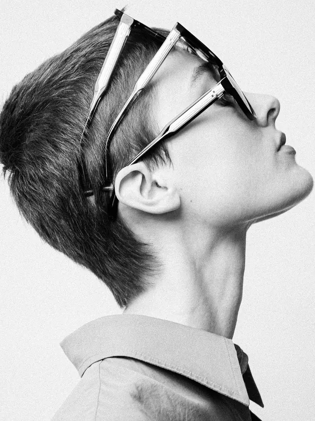 Monochrome Portrait with Eyewear