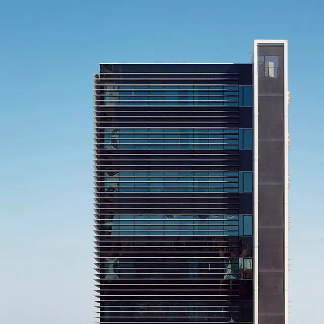 Modern Glass Office Building