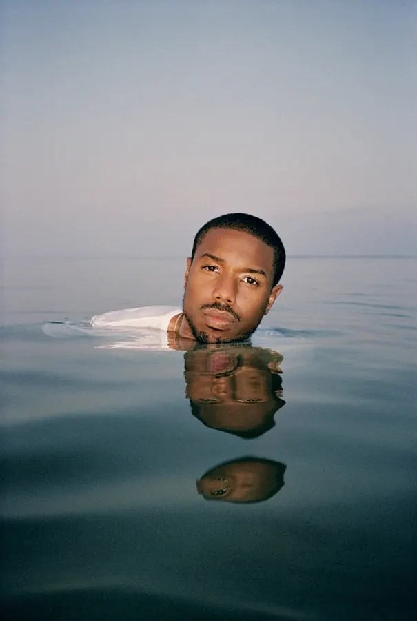 Man in Water Portrait