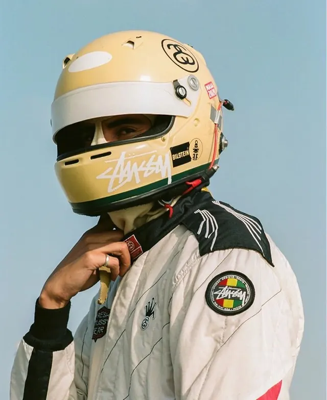 Motorcycle Racer Portrait