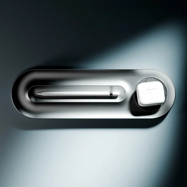 Metallic Hardware Detail