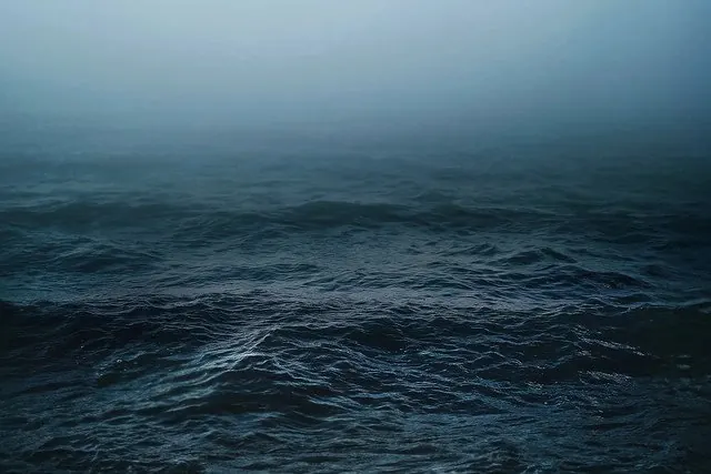 Foggy Ocean Surface