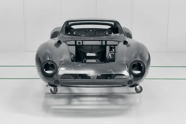 Silver Sports Car Studio Shot