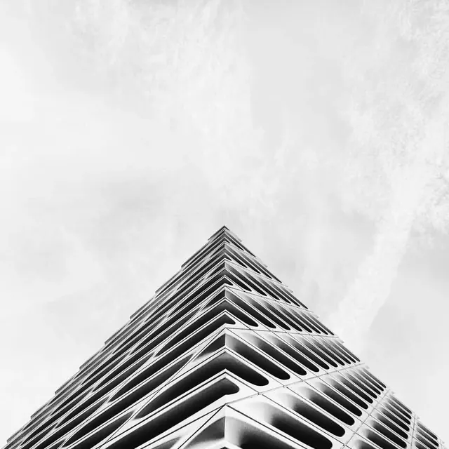 Monochrome Architectural Perspective