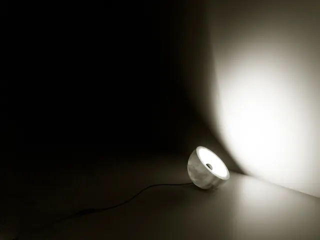 Minimalist Floor Lamp in Shadow