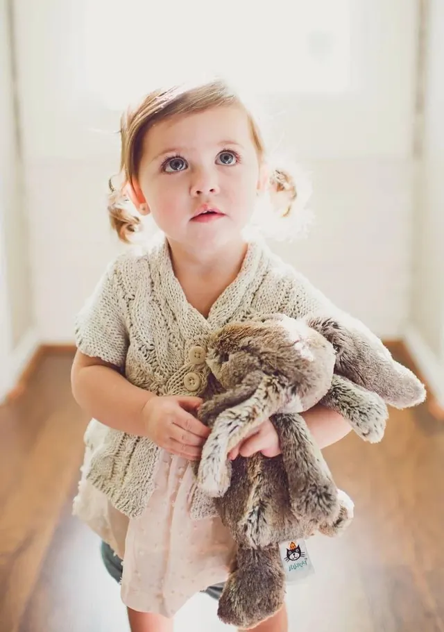 Child with Plush Toy