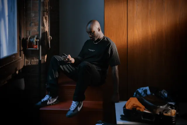 Man in Dark Interior