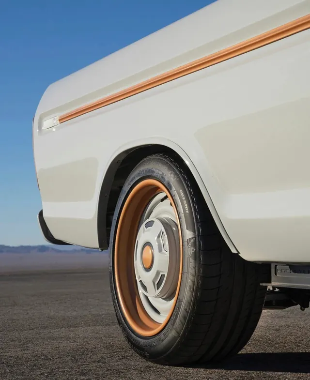 Vintage White Vehicle Detail