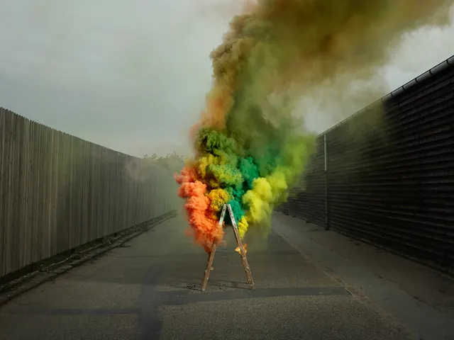 Colorful Smoke Explosion