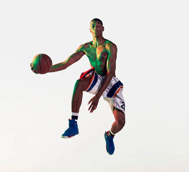 Basketball Player Action Shot