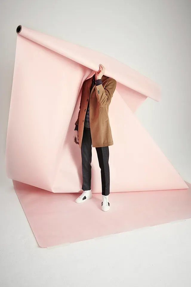 Pink Architectural Fold