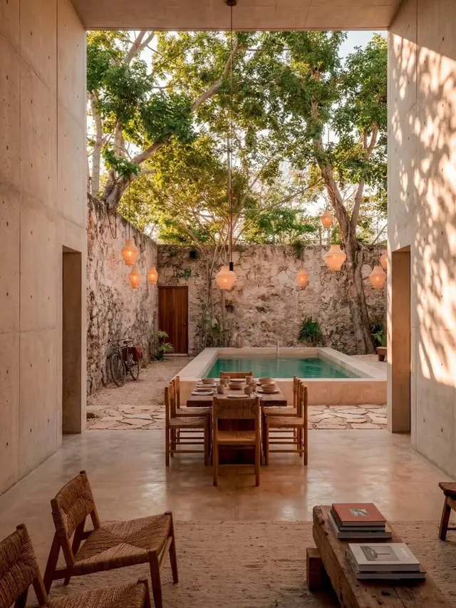 Courtyard Interior with Pool