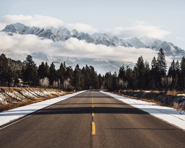 Mountain Road Landscape