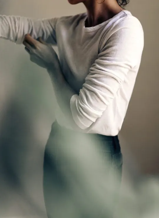 Abstract Portrait with Motion Blur