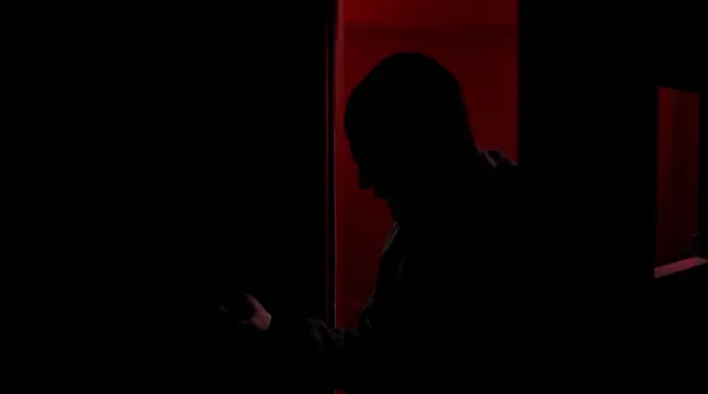 Dark Silhouette Portrait