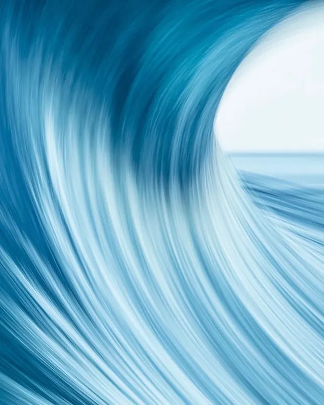 Blue Ocean Wave