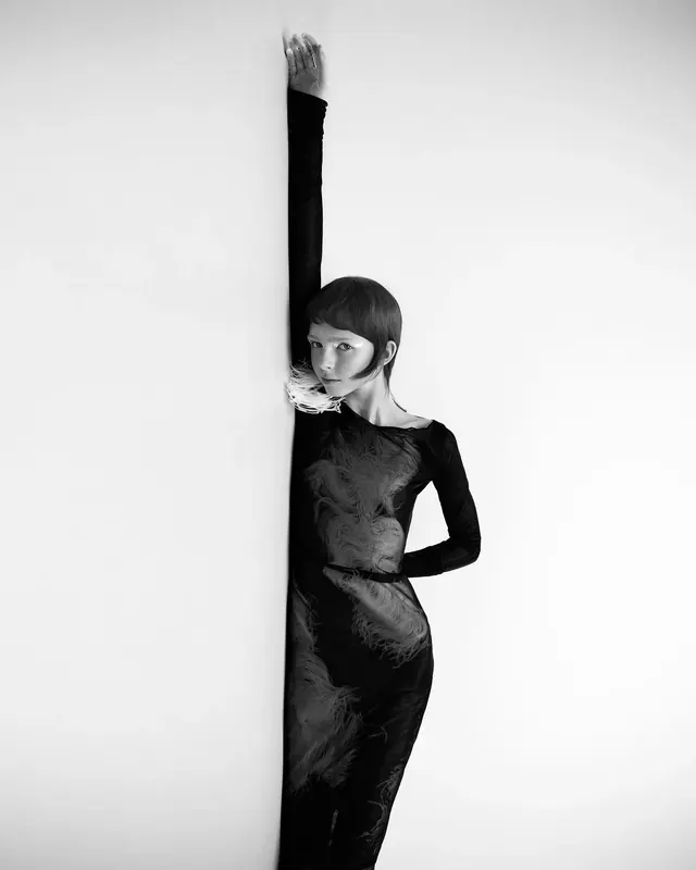 Monochrome Fashion Portrait