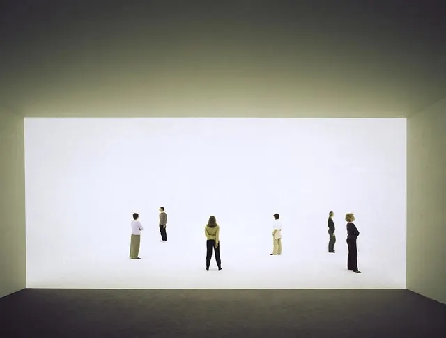 Minimalist Gallery Exhibition Layout