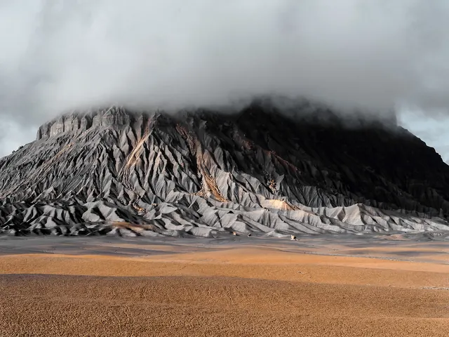 Mist-covered Mountain Landscape