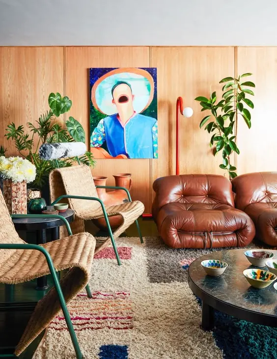 Interior Design with Abstract Art