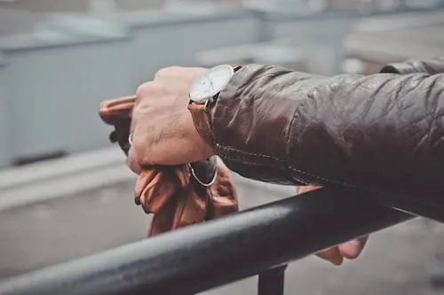 Close-up of Hand with Watch and Rings