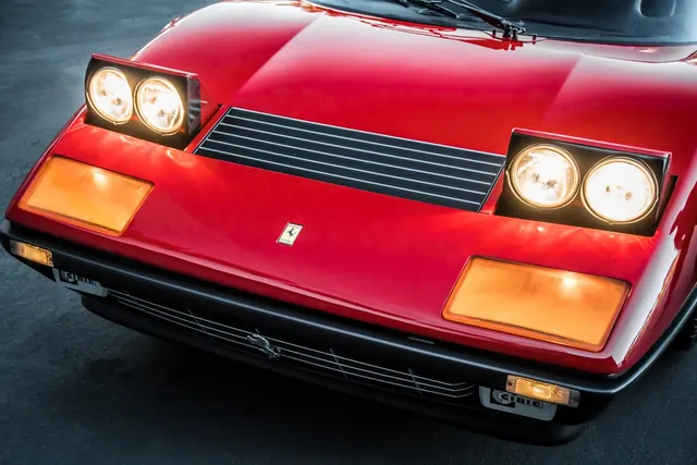 Red Sports Car Front View