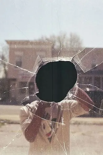 Shattered Glass Portrait