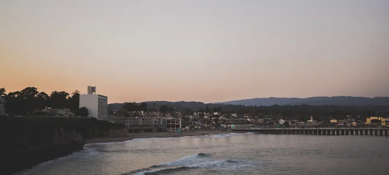 Coastal Landscape at Dusk