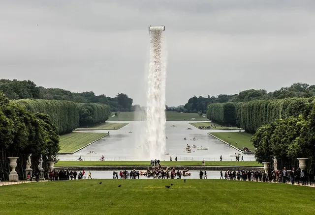 Garden Fountain Landscape