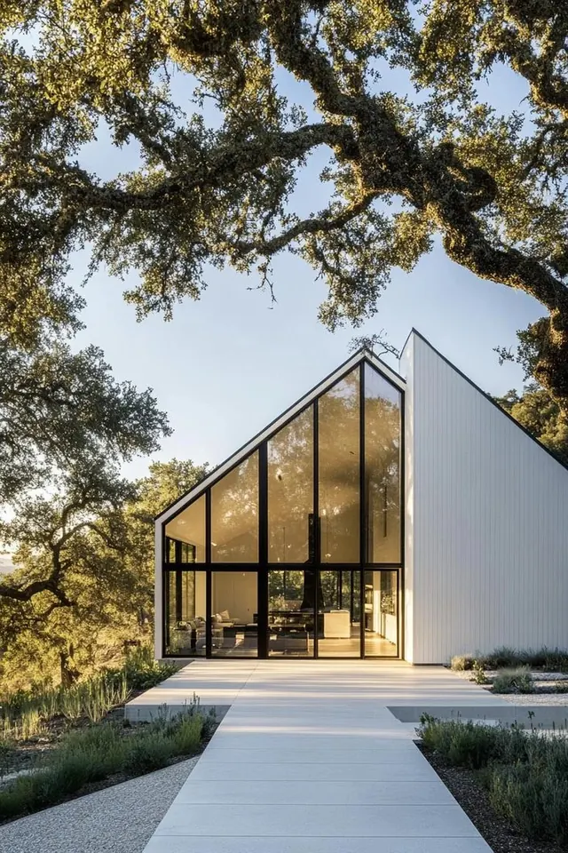Modern Architectural Structure in Nature