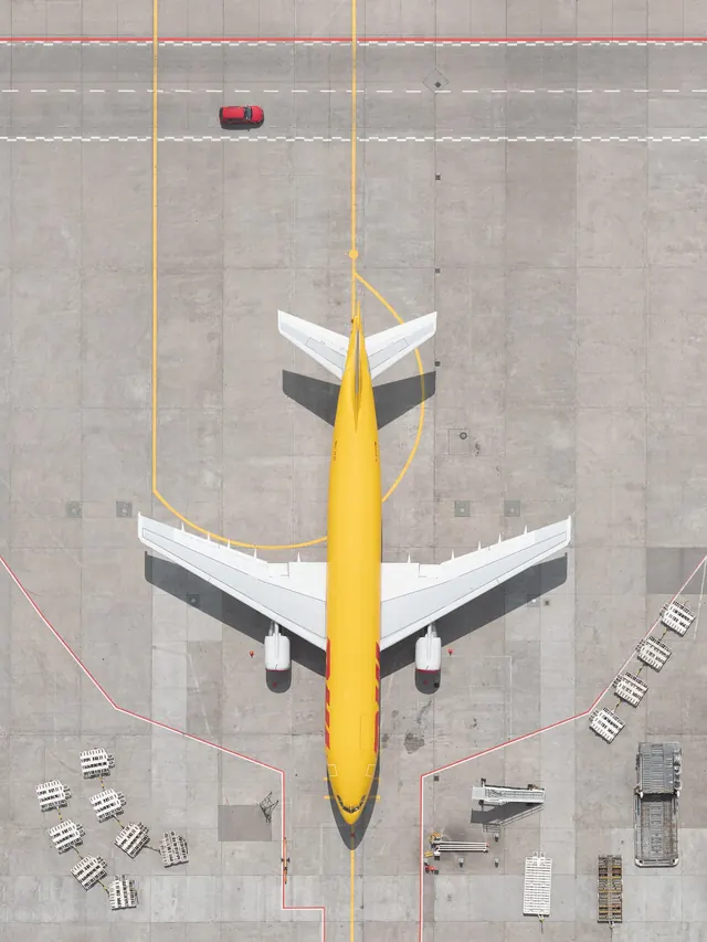 Top-down Airplane Perspective